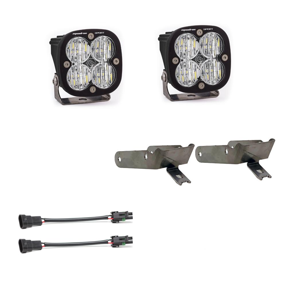 Baja Designs Super Duty Fog Lights Squadron Sport Super Duty 99-10 Super Duty Fog Pocket Kit Baja Designs - 630817