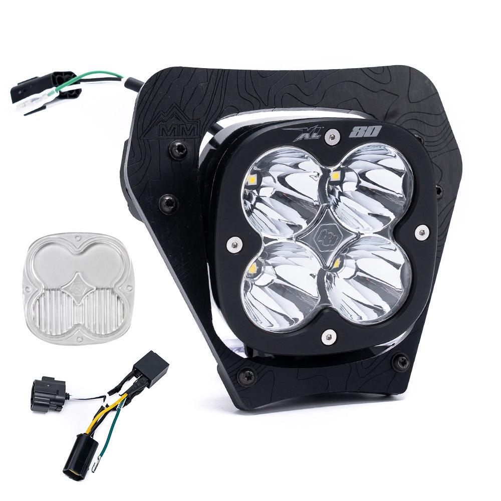 Baja Designs KTM XL80 D/C Headlight Kit w/ Hi-Low Harness 2024 350 EXC-F 500 EXC-F Spot Clear - 677101