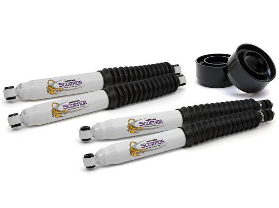 Daystar 1994-2013 Dodge Ram 2500  2WD - 2" Leveling Kit & Tuff Country Shocks - KC09121BK