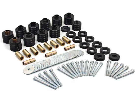 Daystar 1980-1986 Jeep CJ5 - Daystar Body Lift Kit 1" (Replaces Factory Mounts, Includes all Hardware) - KJ04502BK