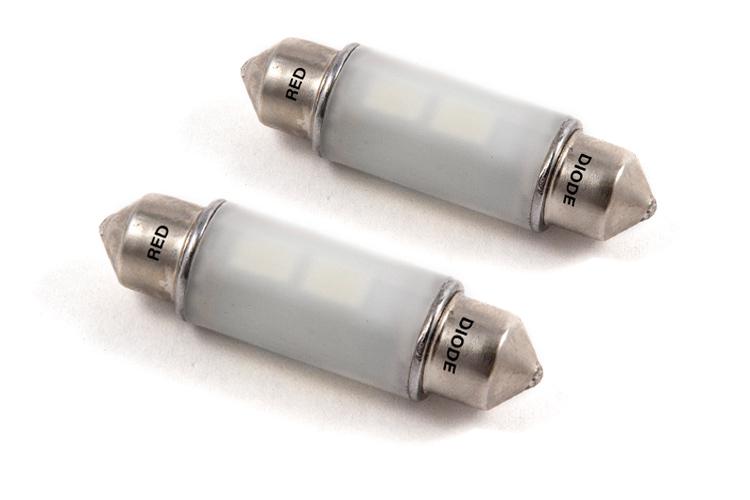 Diode Dynamics - 39mm HP6 LED Red (pair) - DD0315P