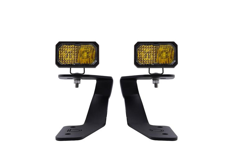 Diode Dynamics - Stage Series 2in LED Ditch Light Kit for Subaru Crosstrek/WRX, Sport Yellow Combo - DD6563