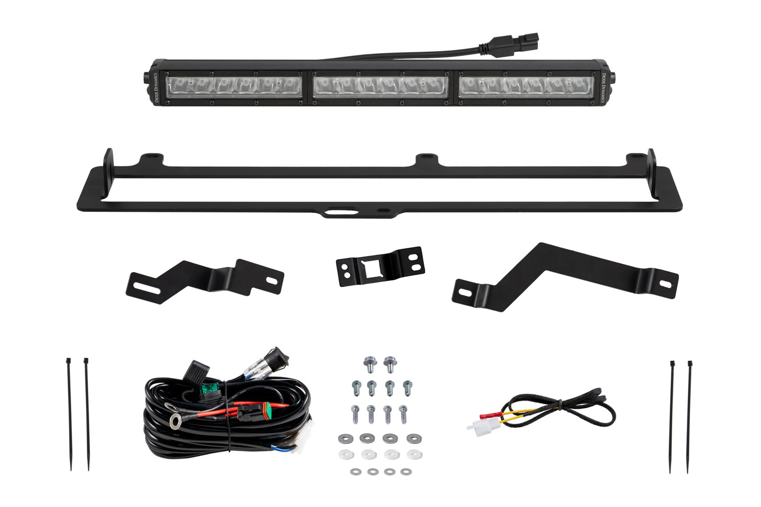 Diode Dynamics - TRD Pro Grille Light Bar Kit for 2022+ Toyota Tundra, White Driving - DD7424