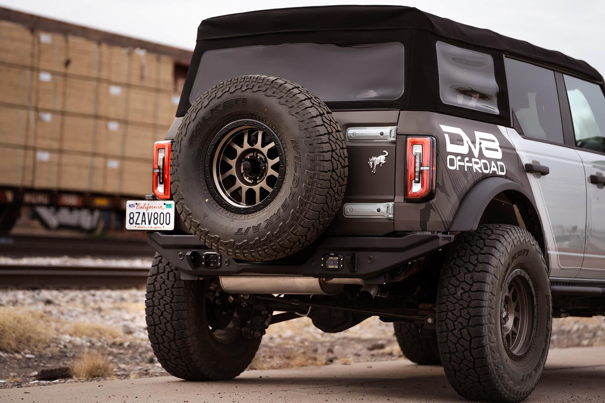 DV8 2021-2024 Ford Bronco | FS-15 Series Rear Bumper - RBBR-02