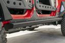 DV8 2007-2018 Jeep JK 4-Door Rock Sliders with Rock Skins - SRSOTB-13-1