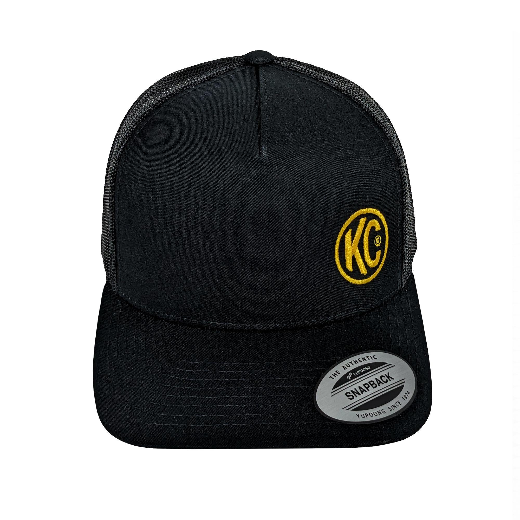 KC Curved Bill Trucker Hat - Black - One Size - 70213