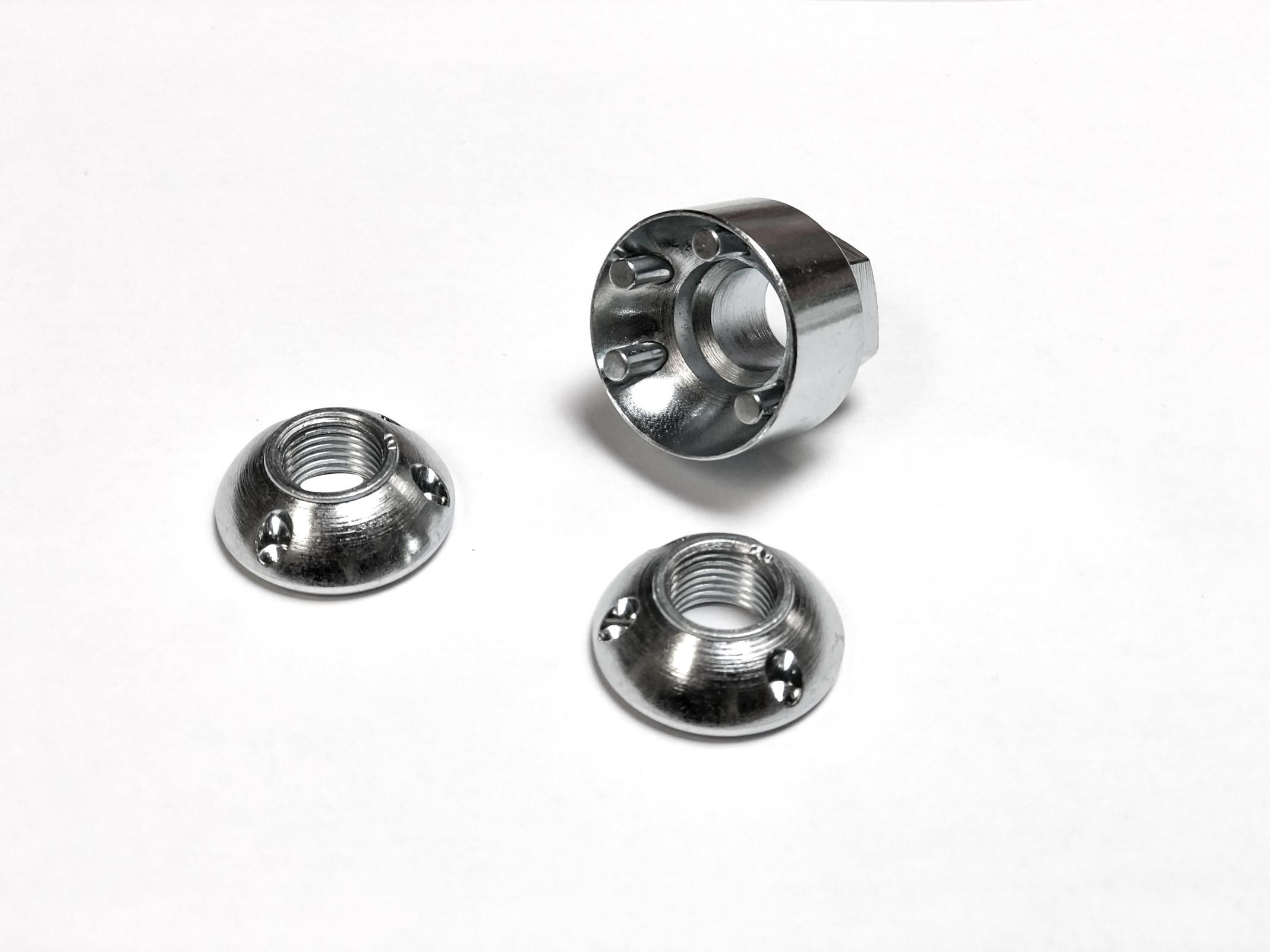 KC LKZ - M8-1.25 Light Lock Security Nut Set - 7222