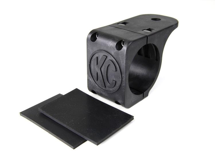 KC HiLiTES Bracket - Single - Tube Clamp Light Mount - Rubber Adjustment Shims - 2.25 in - 2.5 in - 7308