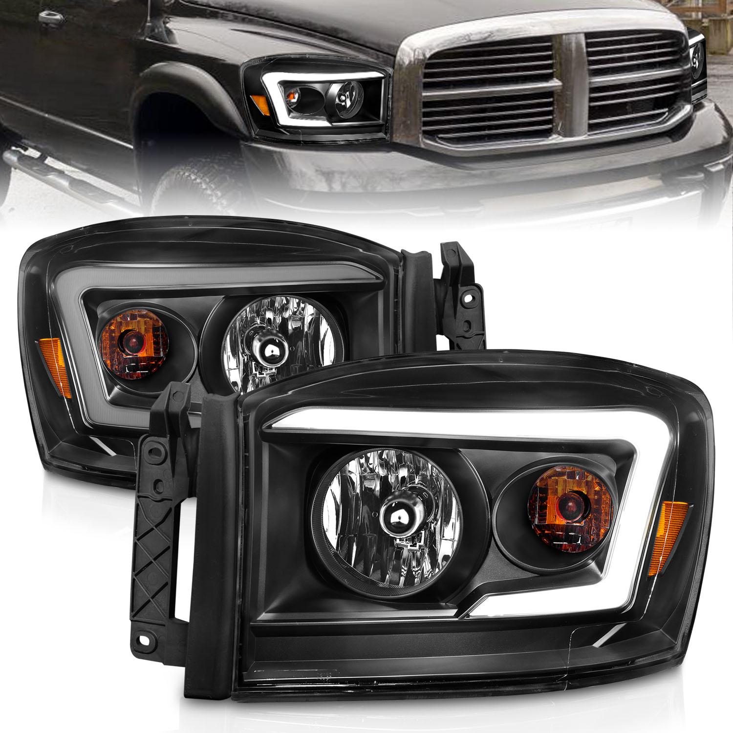 HL RAM 1500/3500 BLACK/CLEAR 06-09