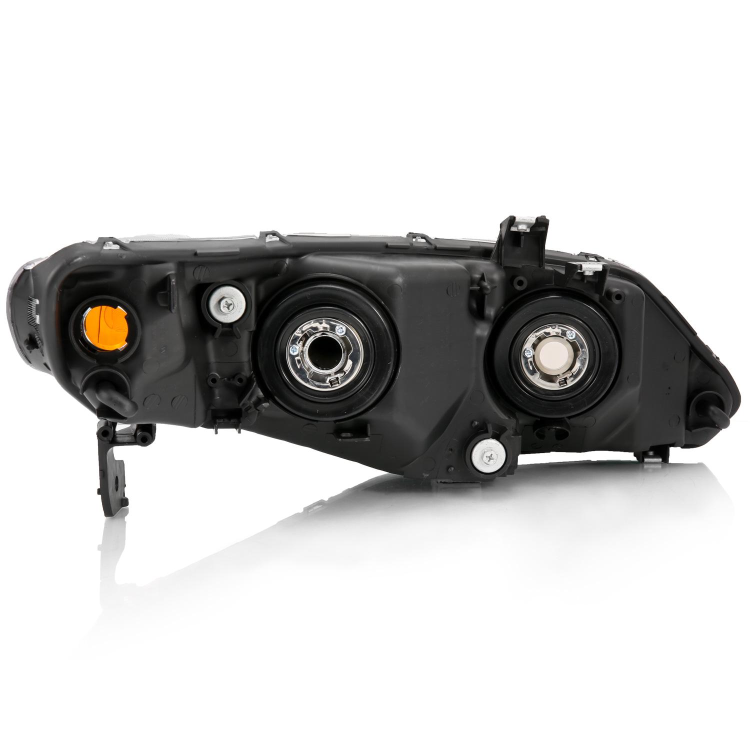 CRYSTAL HEADLIGHT SET; CLEAR LENS;