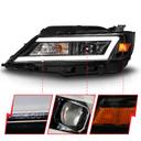 PROJECTOR HEADLIGHT SET; SQUARE; LE-3