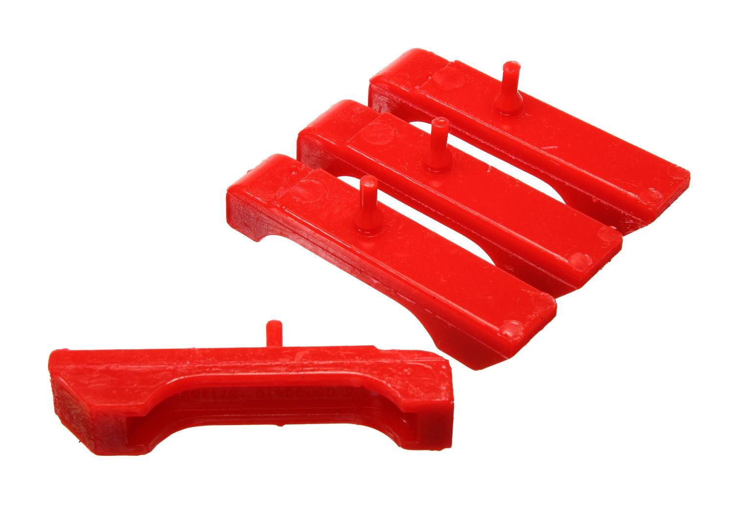 RADIATOR ISOLATOR PAD SET; RED; SMA