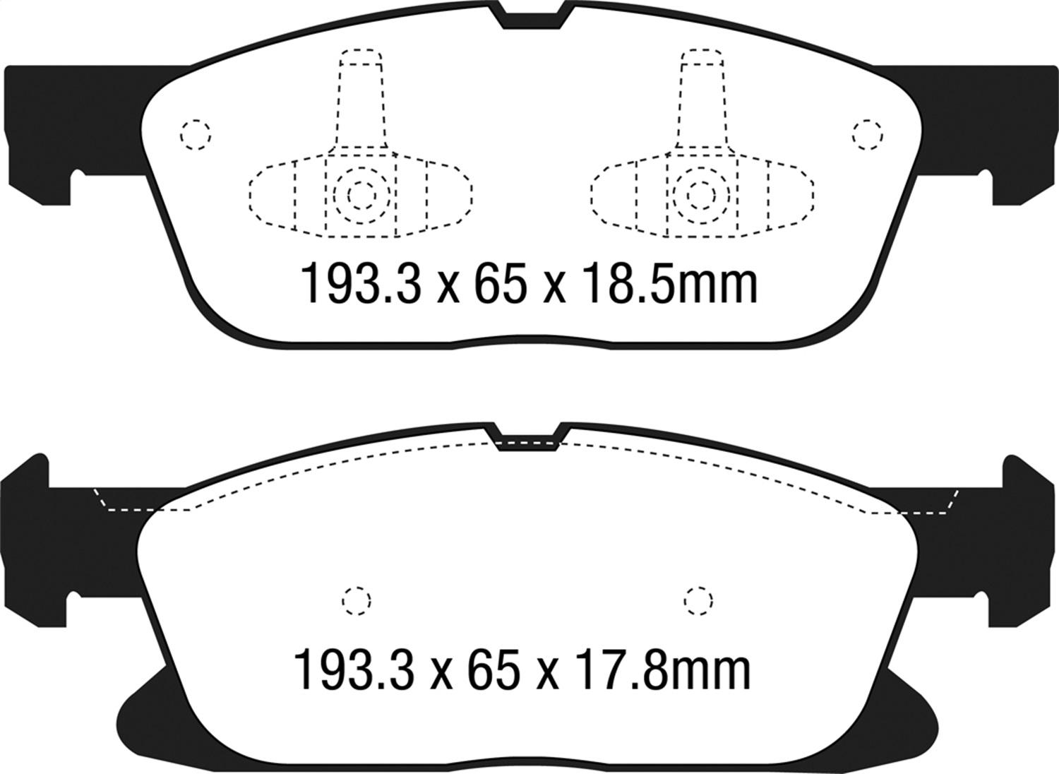 EBC YELLOWSTUFF PADS