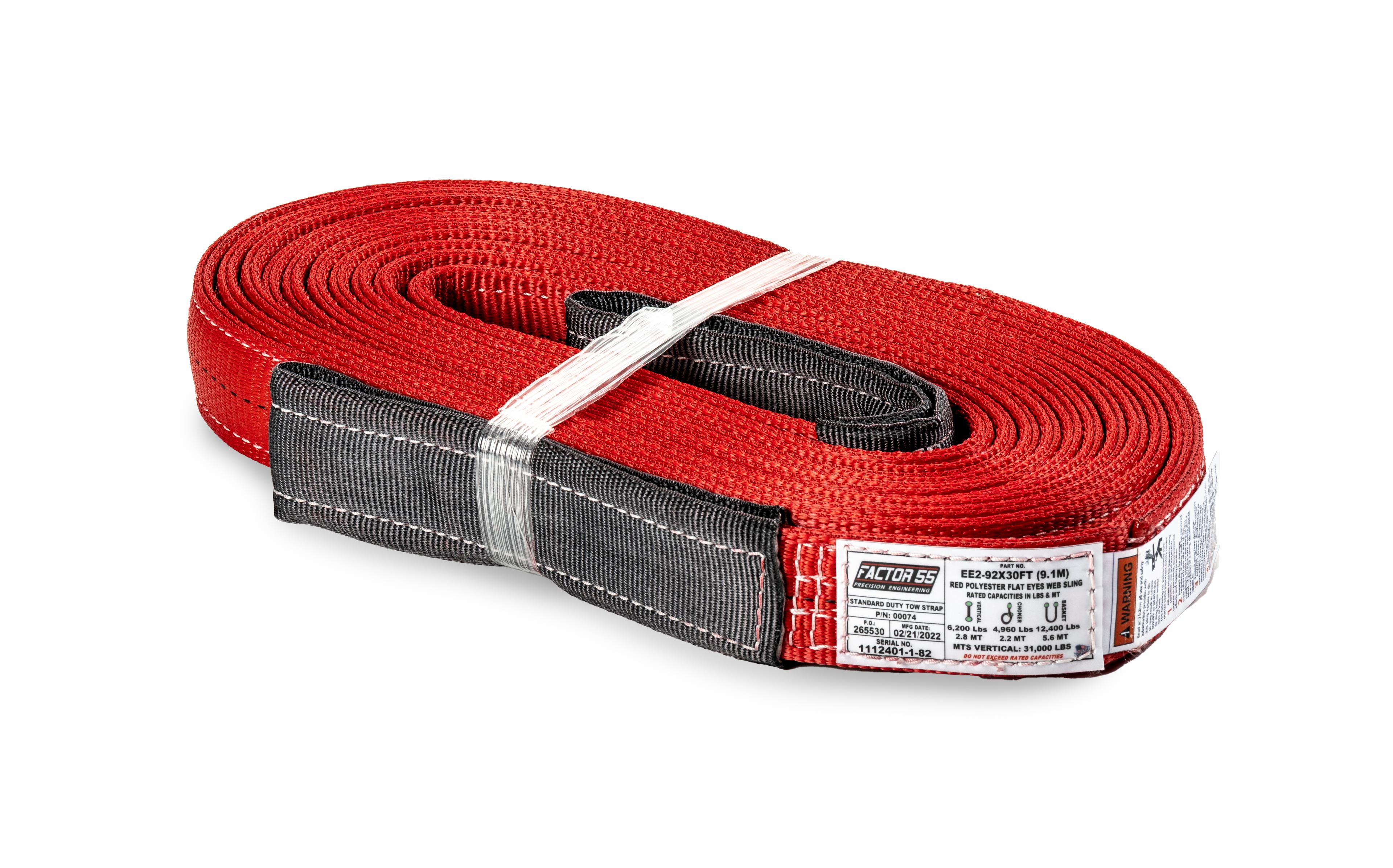 STANDARD DUTY TOW STRAP 30' X 2'