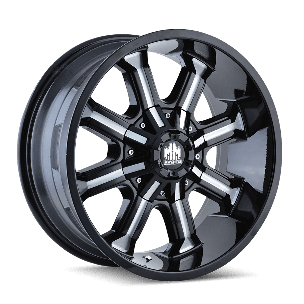 Mayhem Beast 8102 Gloss Black Milled 18X9 6-135/6-139.7 18Mm 106Mm - 8102-8937M18