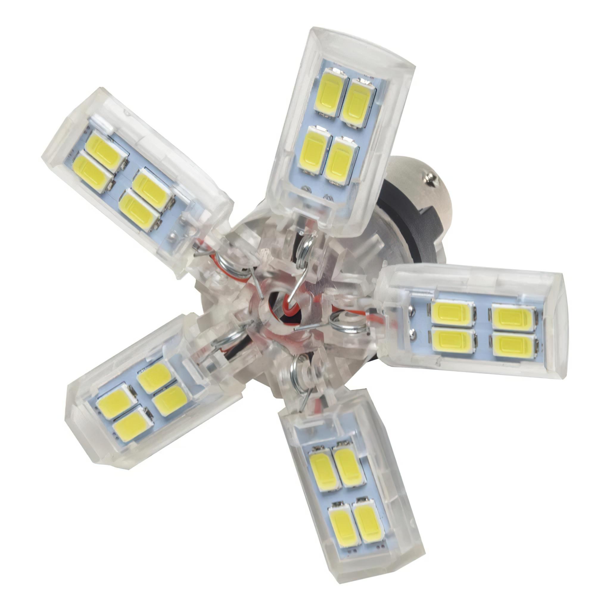 1156 15 SMD 3 Chip Spider Bulb (Single) - Cool White