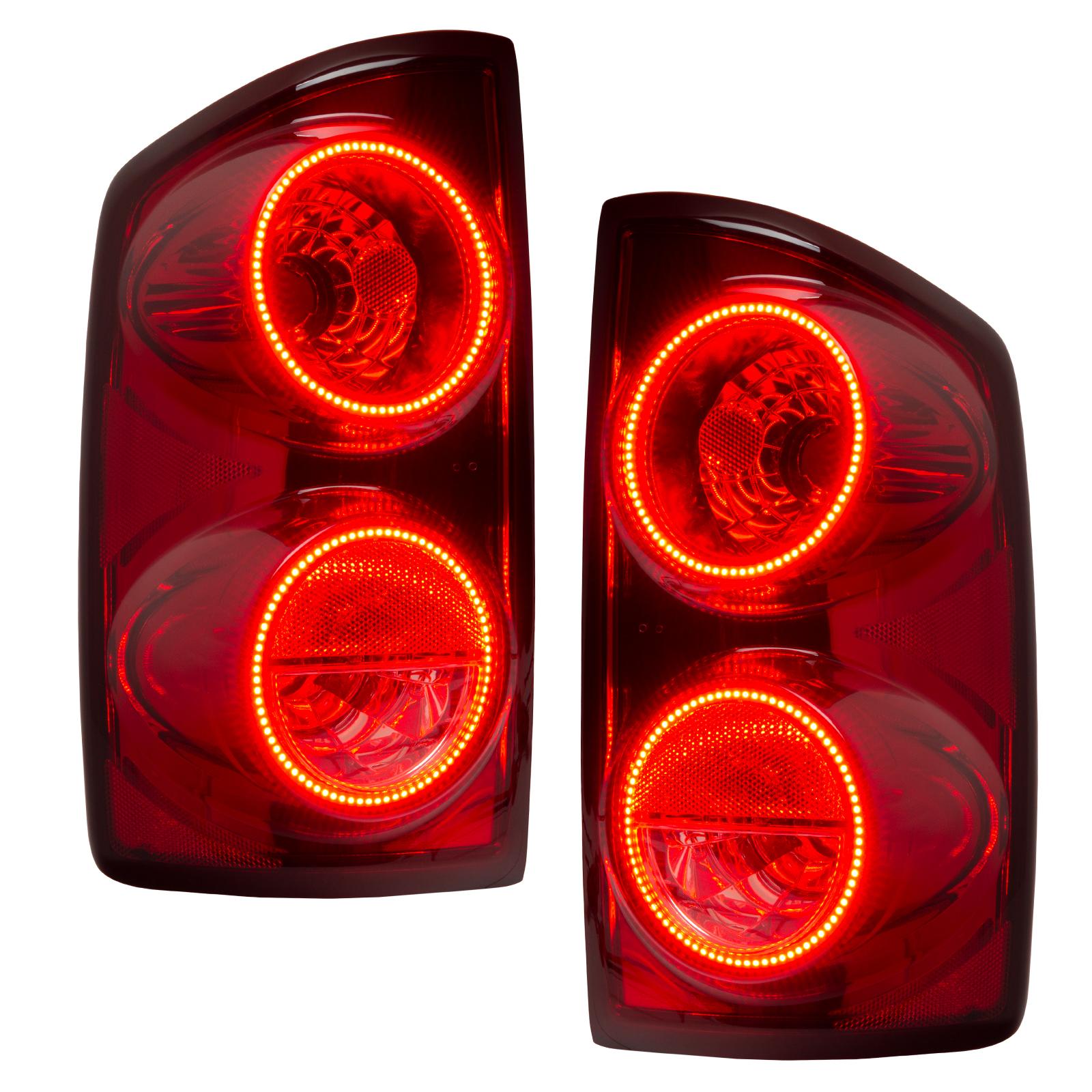 2007-2008 Dodge Ram Pre-Assembled Halo Tail Lights