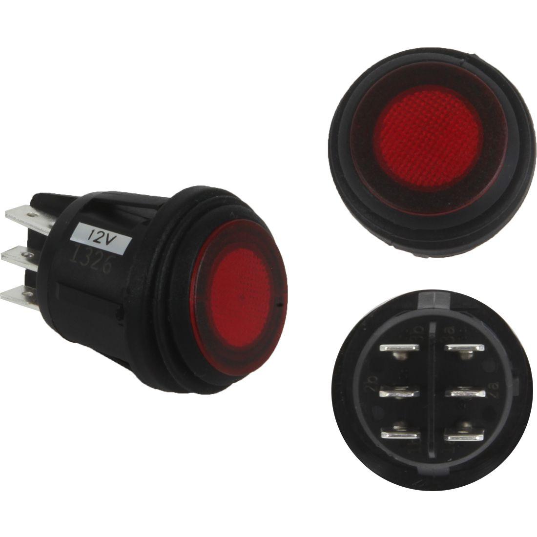 Rigid 3 Position Rocker Switch Red RIGID Industries - 40181