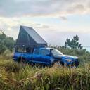 Roveroll 2019-2024 Jeep Gladiator 5 ft Bed Skynest Canopy Camper & Roof-Top Tent Combo - JP001-1