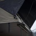 Roveroll Snail Soft Shell Roof Top Tent-Taupe Body & Black Rain Fly - 63 in - SS002-12