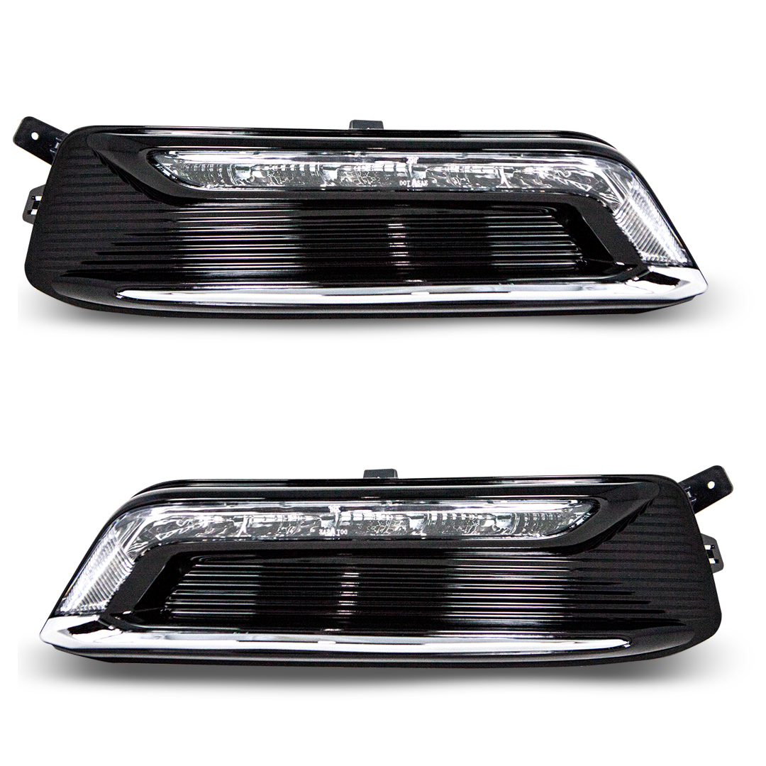 Winjet Fog Lights W--Daytime Running-Clear - CDRWJ-0592-C