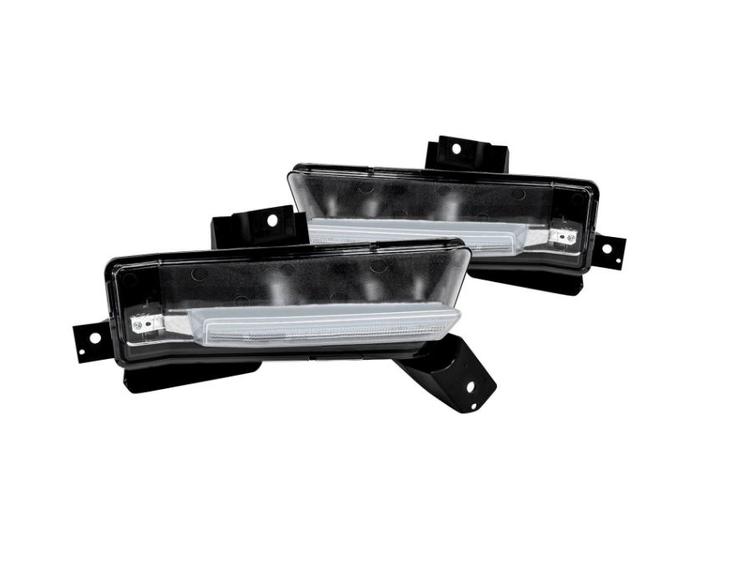 Winjet Fog Lights W-Daytime Running-Clear - CDRWJ-0606-C