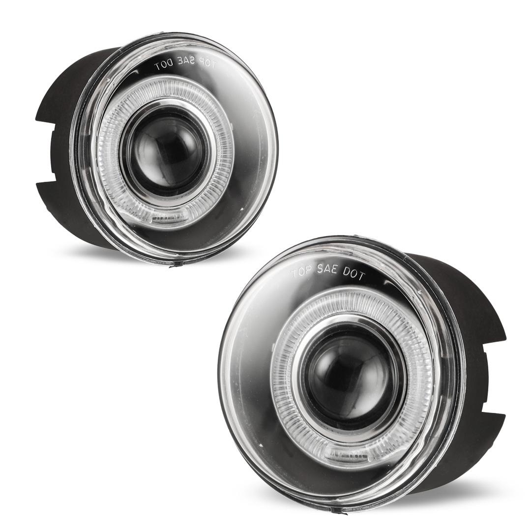 Winjet Halo Projector Fog Lights-Clear - CFWJ-0094-C