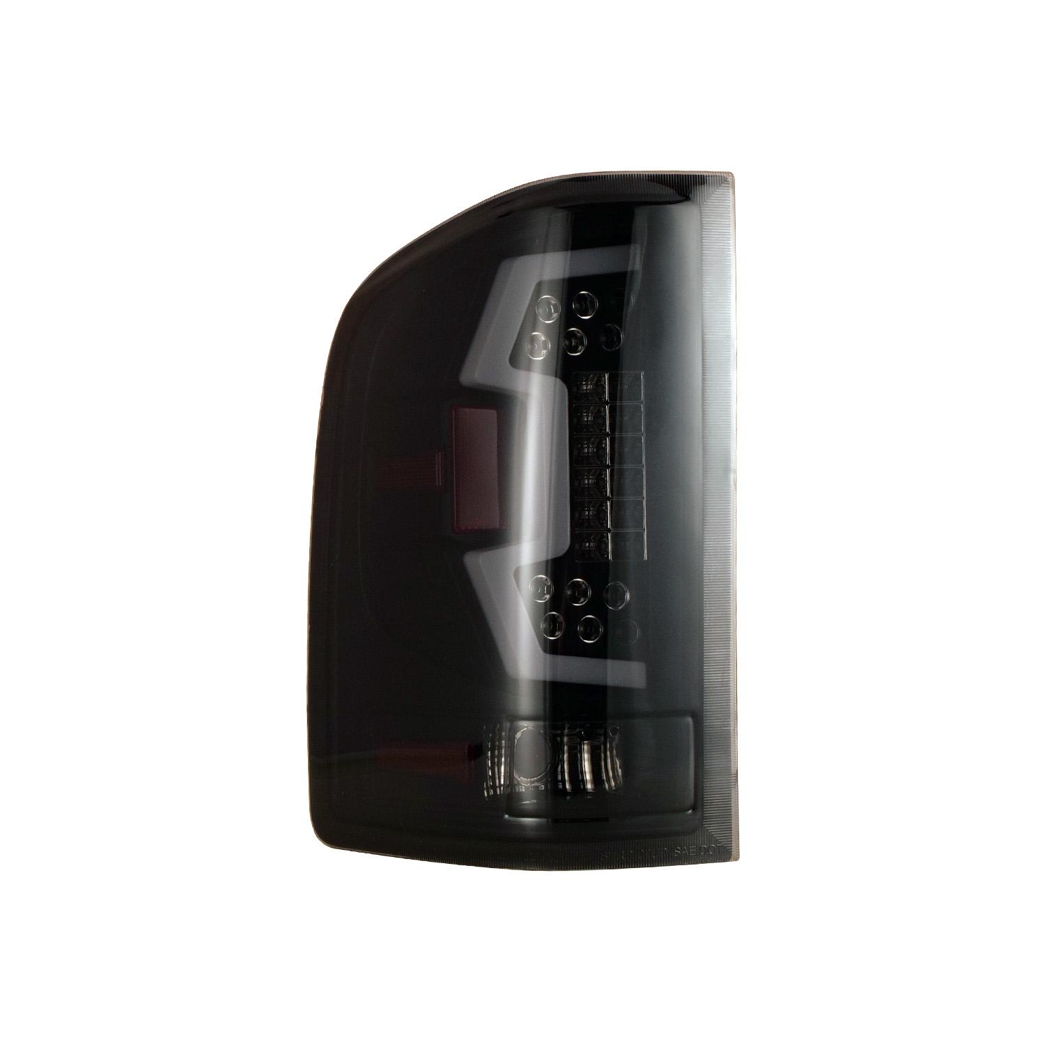 2008-2013 Chevy Silverado 1500 / 2008-2014 Silverado 2500 HD 3500 HD / 2007 Silverado 1500 2500 3500 New Body LED Sequential Taillights - Black / Smoke
