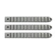 2007-2018 Jeep JK 2 Door Handle Inserts | 3 pcs | Silver