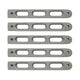 2007-2018 Jeep JK 4 Door Handle Inserts | 5 pcs | Silver