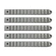 2007-2018 Jeep JK 4 Door Handle Inserts | 5 pcs | Silver