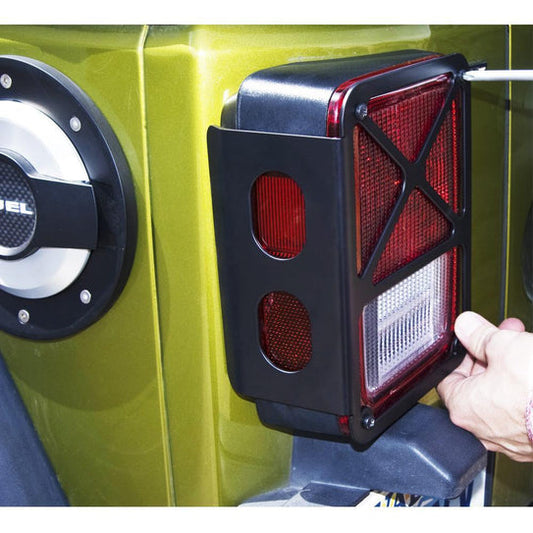 2007-2018 Jeep JK Tail Lamp Guards | Stainless