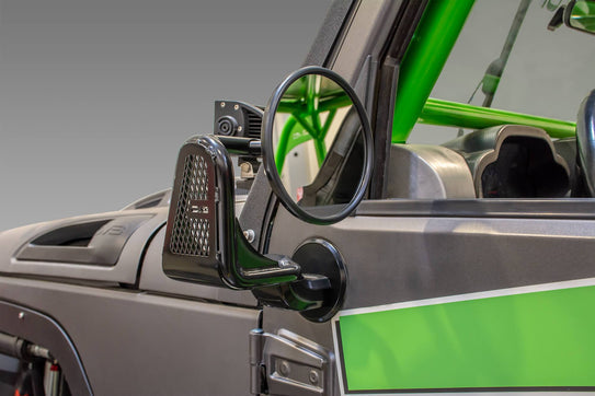 2007-2018 Jeep JK Tubular Mirrors