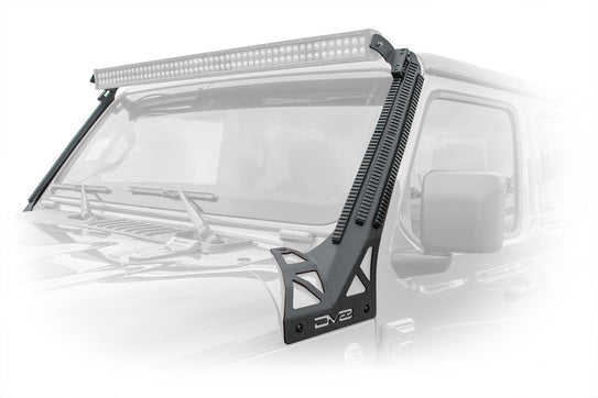 2018-2025 Jeep JL & 2020-2025 JT A-Pillar Mounted Rail System