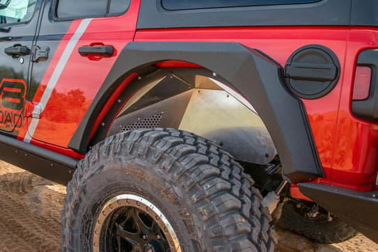 2018-2023 Jeep JL Rear Inner Fenders | Black