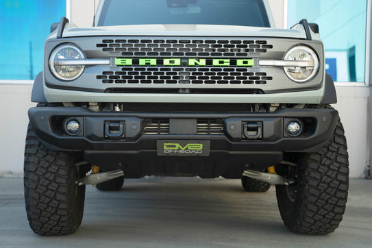 2021-2025 Ford Bronco | Capable Bumper Slanted Front License Plate Mount