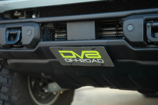 2021-2025 Ford Bronco | Capable Bumper Slanted Front License Plate Mount