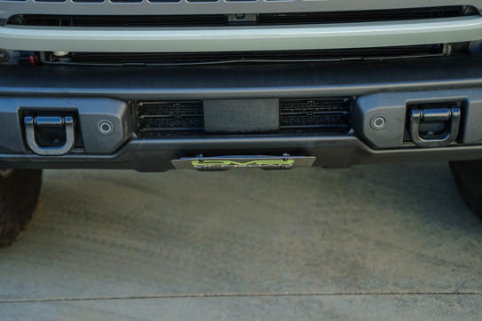 2021-2025 Ford Bronco | Capable Bumper Slanted Front License Plate Mount