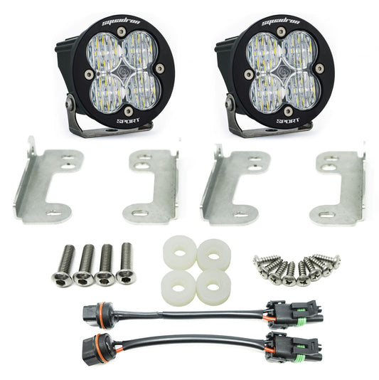 Jeep JL/JT Squadron-R Sport Fog Pocket Light Kit for OE Sahara Bumper