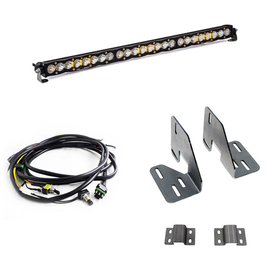 GMC Sierra 2500HD/3500HD S8 30 Inch Grille Light Bar Kit
