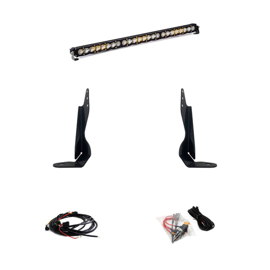 GMC Sierra S8 30-Inch Behind the Grille Light Bar Kit