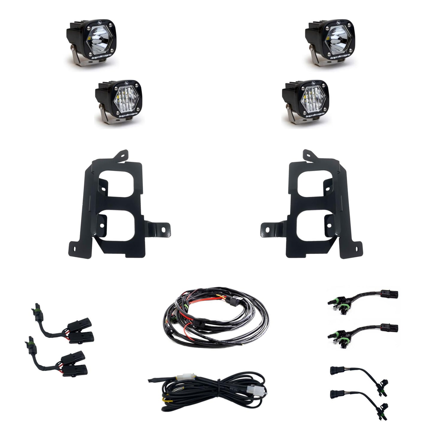 GMC Sierra 2500HD/3500HD S1 Dual Fog Pocket Light Kit