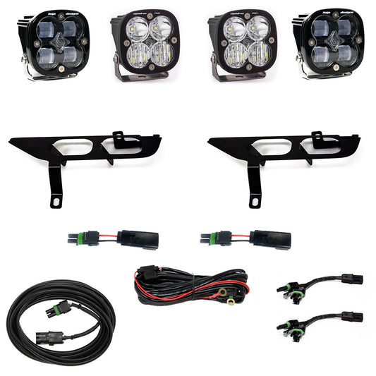 Ford Squadron SAE/Pro Fog Pocket Light Kit w/ DRL