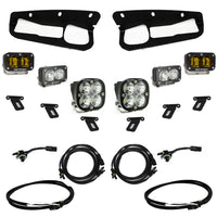 Ford Bronco S2 SAE Sportsmen Fog Pocket Light Kit for Steel Bumper