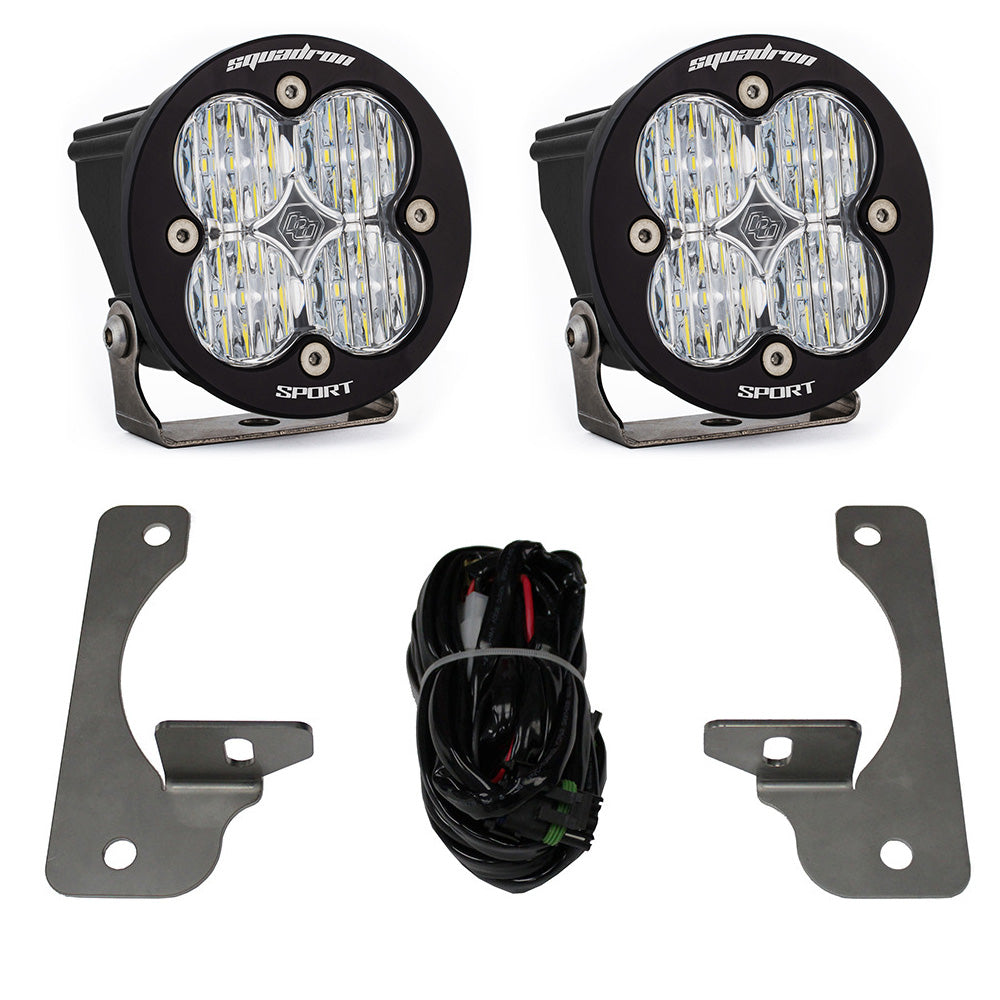 Jeep JK Squadron-R Sport Fog Pocket Light Kit for Premium OE Bumper