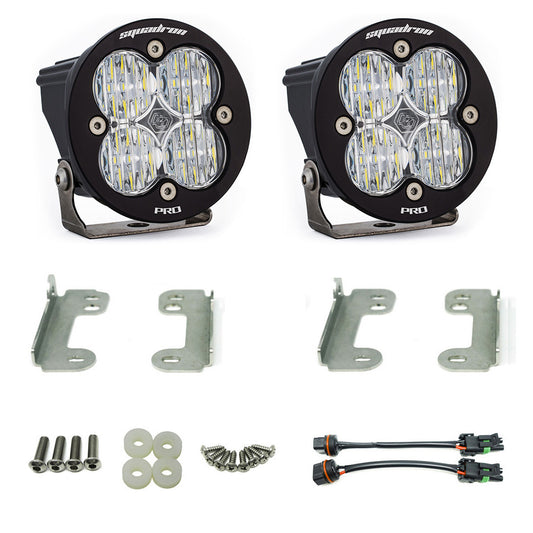 Jeep JK Squadron-R Pro Fog Pocket Light Kit for Standard OE Bumper
