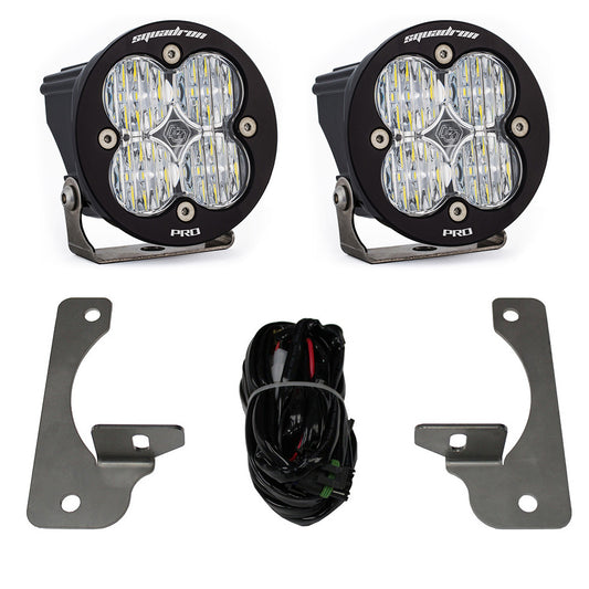 Jeep JK Squadron-R Pro Fog Pocket Light Kit for Premium OE Bumper