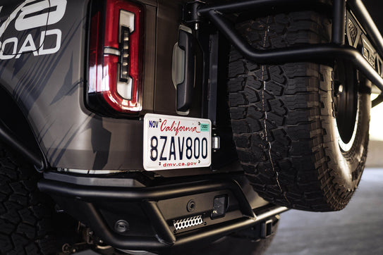 2021-2025 Ford Bronco Rear License Plate Relocation Bracket