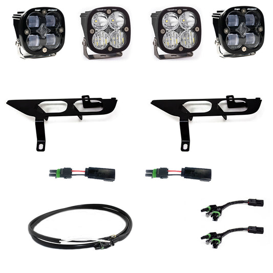 Ford Squadron SAE/Pro Fog Pocket Light Kit w/ DRL