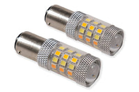 1157 HP24 Switchback Dual-Color Turn Signal LED Bulbs - Cool White/Amber
